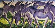 Franz Marc Donkey Frieze oil